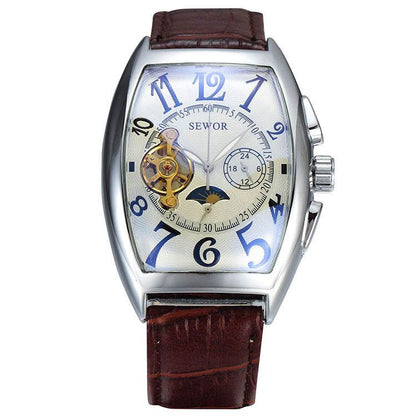 Si SEWOR Men Mechanical Watches Tourbillon Watch The Stars Through The End Of Full Automatic Mechanical Watches - Tredona LLC