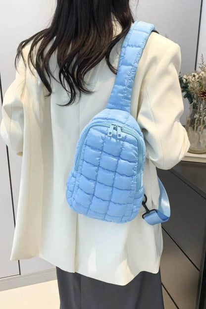 Quilted Nylon Crossbody Bag - Tredona LLC