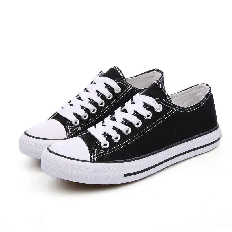 Lace Up Round Toe Sneakers - Tredona LLC