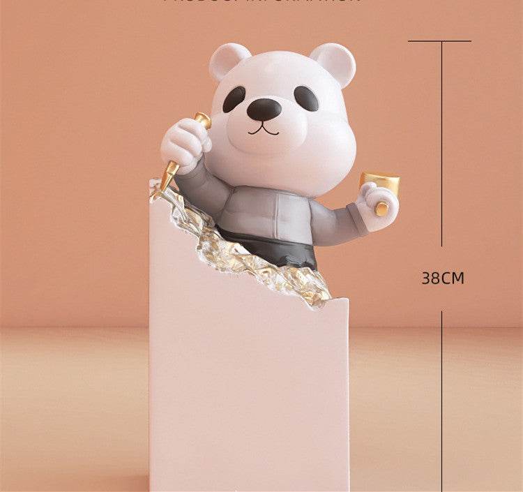 Creative Panda Living Room Decoration Ornaments Home - Tredona LLC