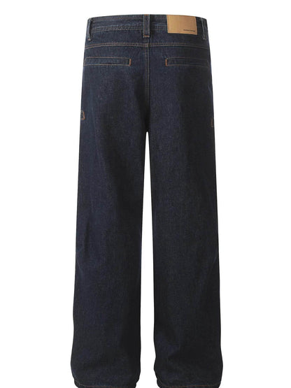 Men's Wide Leg Jeans - Tredona LLC