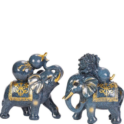 Home Ornament Elephant Decoration Living Room Wine Cabinet - Tredona LLC