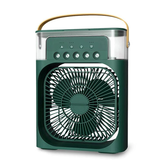 3 In 1 Fan Air Conditioners Portable USB Electric Fan LED Night Light Water Mist Fan Table Air Humidifier For Home Summer Cooler