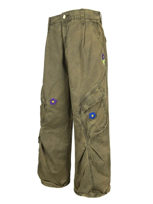 Men's Flower Cargo Pants - Tredona LLC