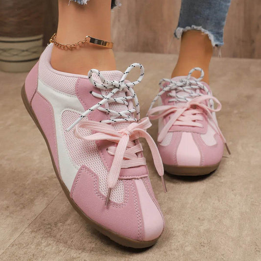 Round Toe Platform Sneakers - Tredona LLC