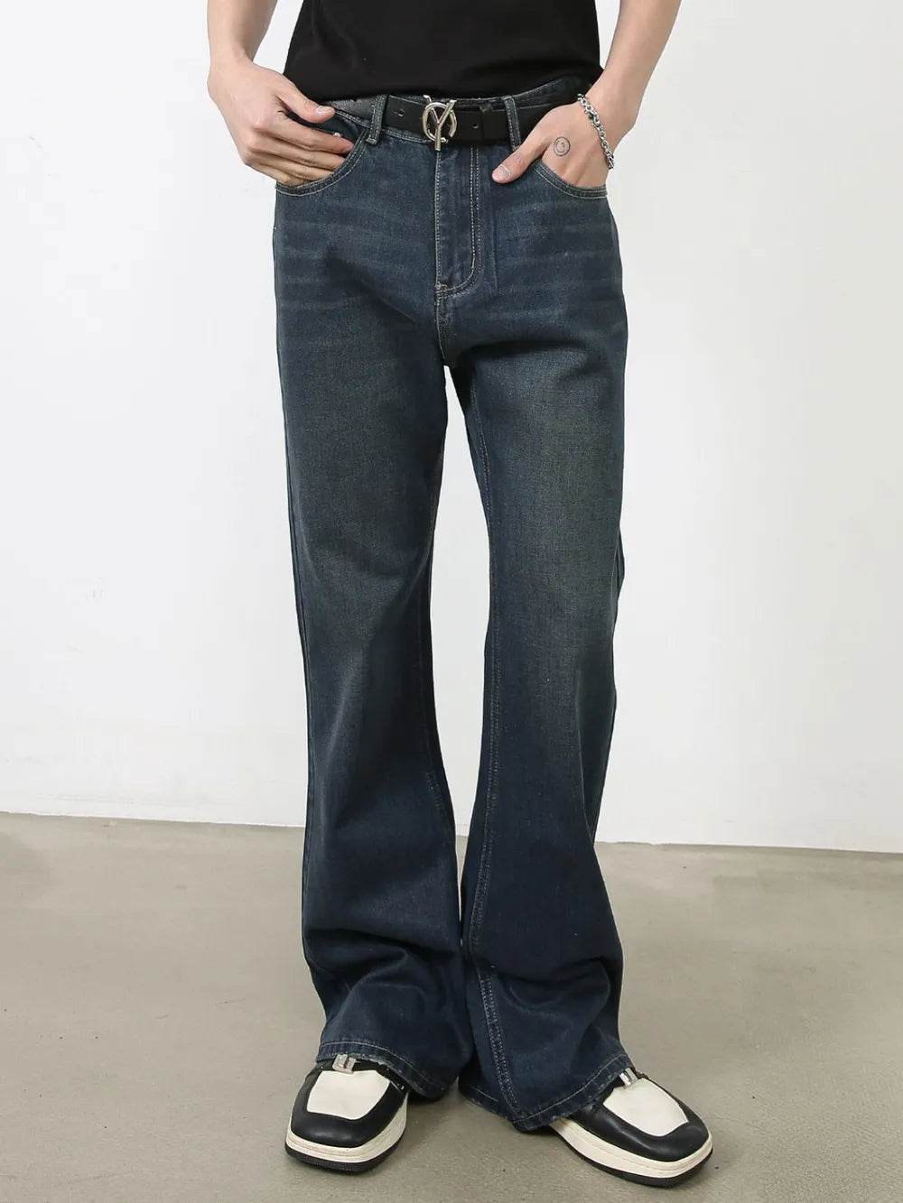 Men's Bootcut Jeans with Pockets - Tredona LLC