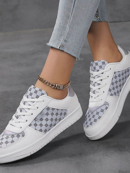 Round Toe Flats Sneakers - Tredona LLC
