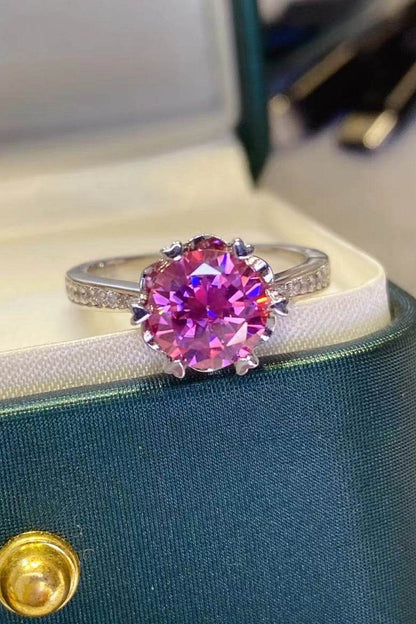 Shining For You 2 Carat Moissanite 925 Sterling Silver Ring - Tredona LLC