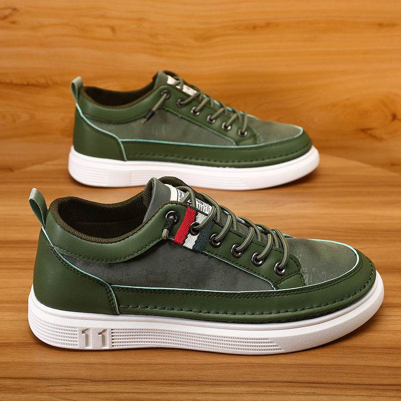 Casual Men's Sneakers High-end Versatile Canvas Sneakers Bandage Dress - Tredona LLC