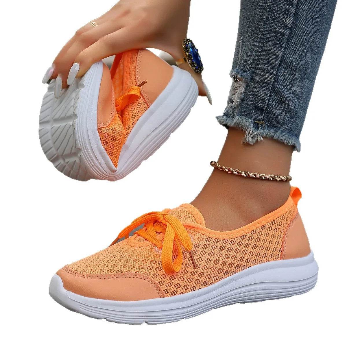 Breathable Mesh Sneakers - Tredona LLC