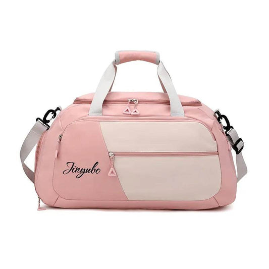 Contrast Nylon Travel Bag - Tredona LLC