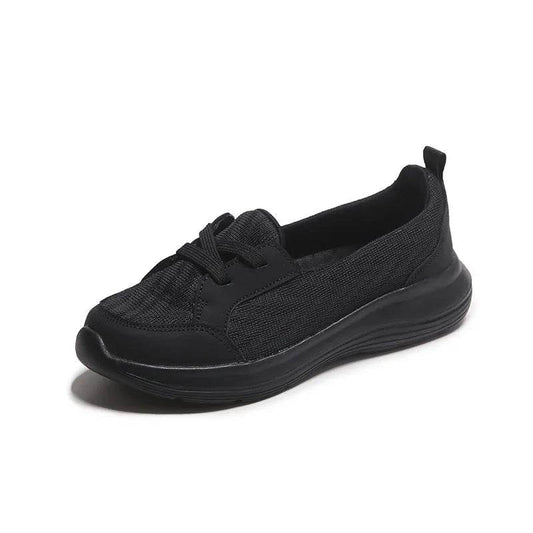 Round Toe Lace Up Sneakers - Tredona LLC