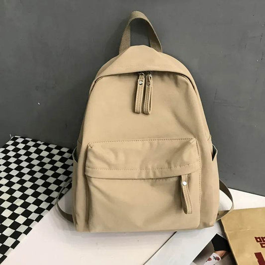 Zip Cotton Backpack Bag - Tredona LLC