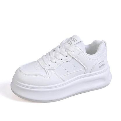 Round Toe Platform Sneakers - Tredona LLC