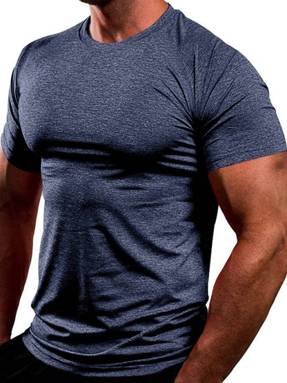 Men's Full Size Round Neck Short Sleeve T-Shirt Plus Size - Tredona LLC