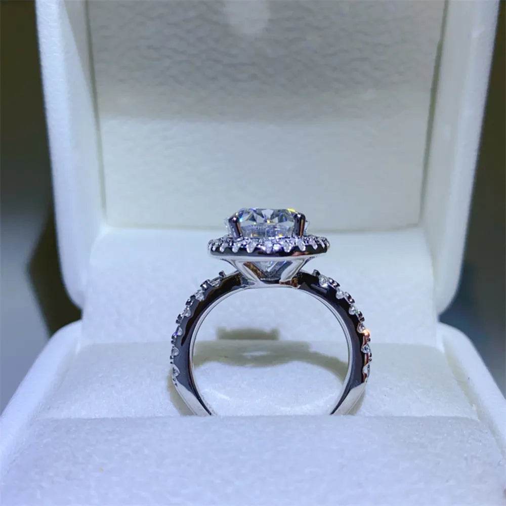 5 Carat Moissanite 925 Sterling Silver Ring - Tredona LLC
