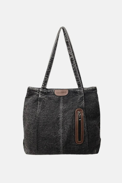 Medium Denim Tote Bag - Tredona LLC