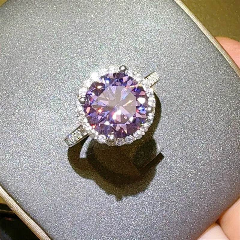 3 Carat Moissanite Zircon 925 Sterling Silver Ring - Tredona LLC