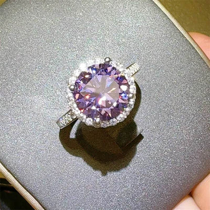 3 Carat Moissanite Zircon 925 Sterling Silver Ring - Tredona LLC