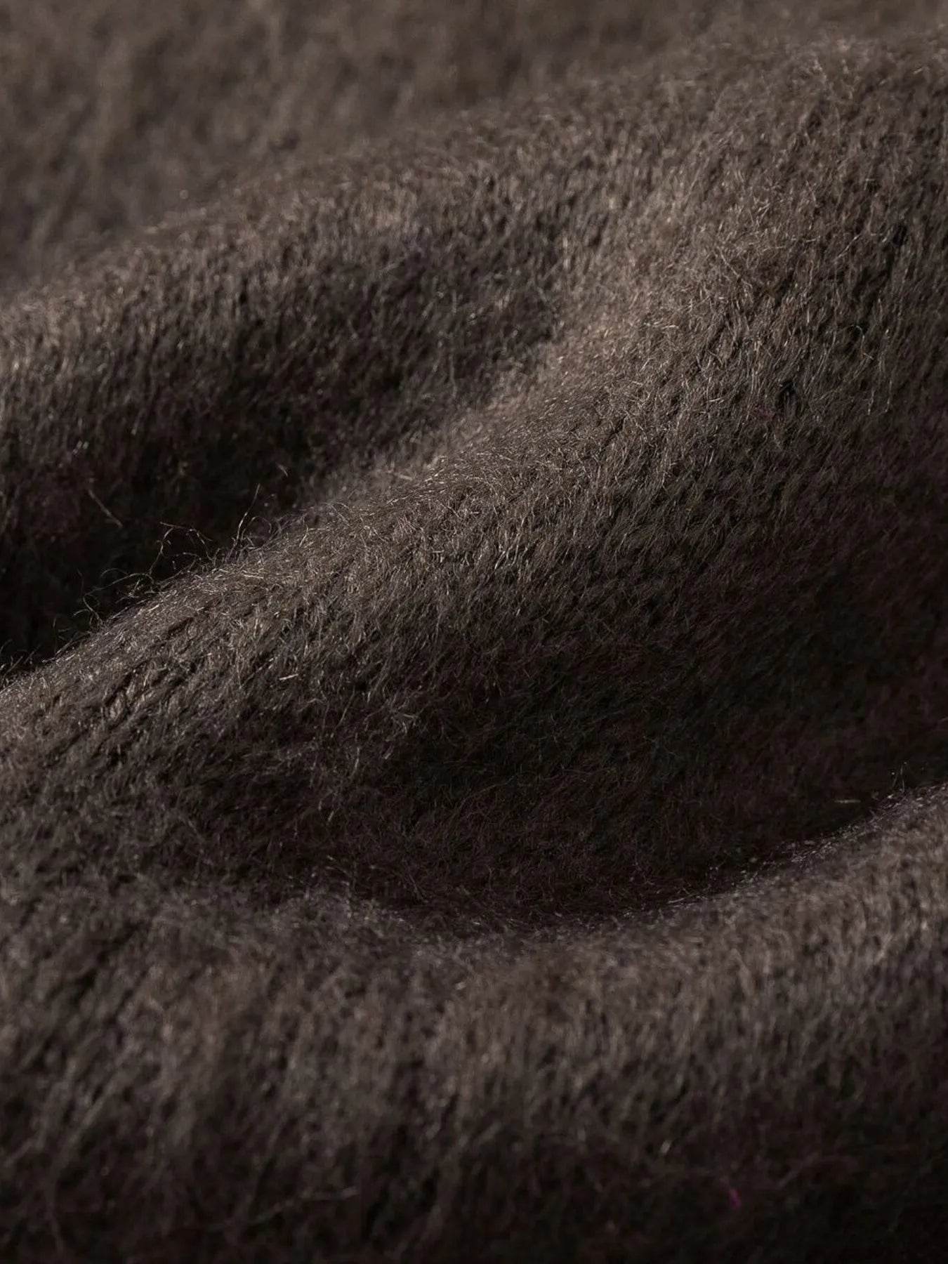 Men's Relaxed Fit Ribbed Hem Sweater - Tredona LLC