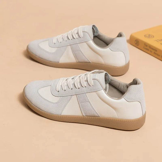 Lace Up Round Toe Sneakers - Tredona LLC