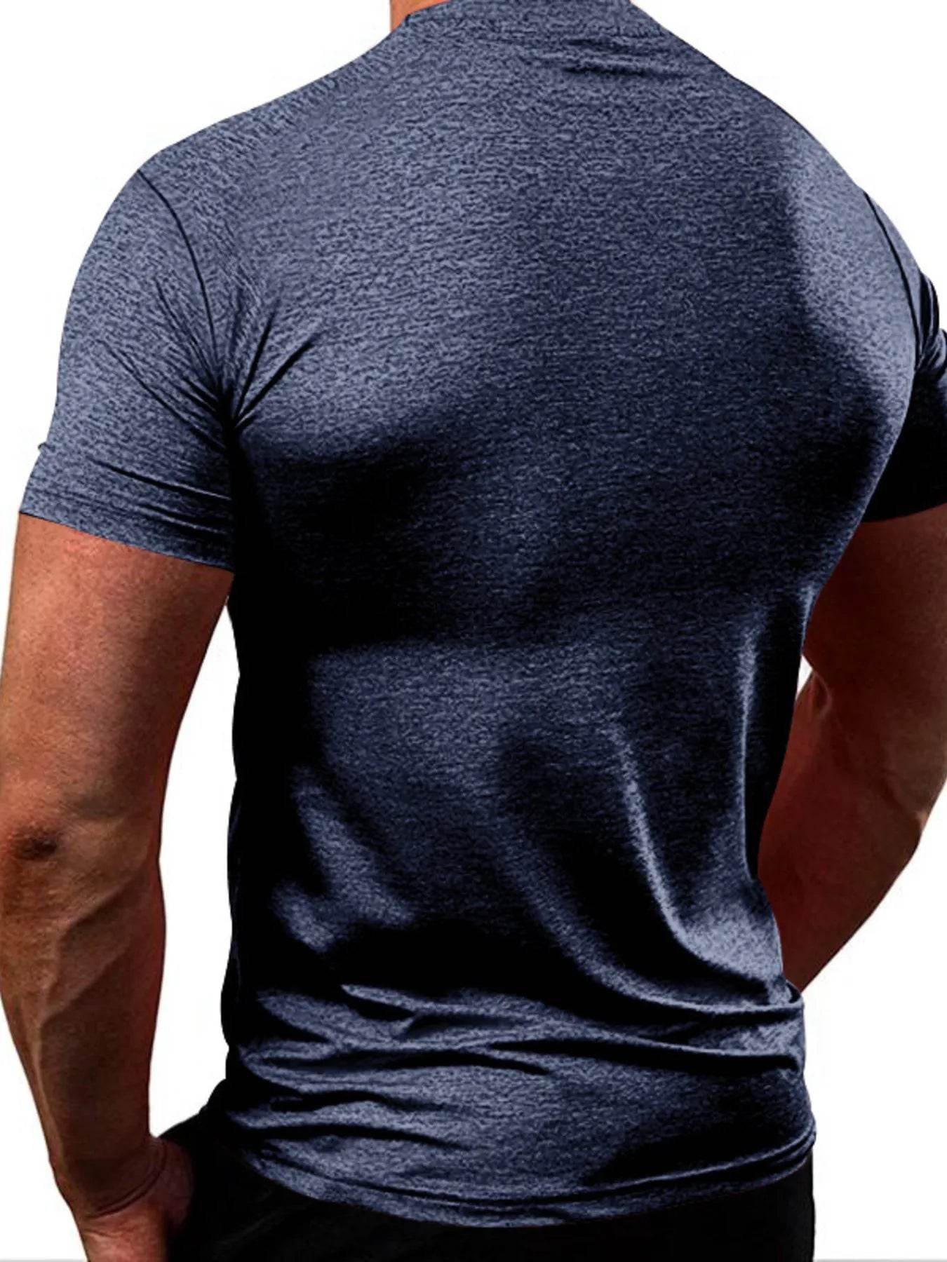 Men's Full Size Round Neck Short Sleeve T-Shirt Plus Size - Tredona LLC