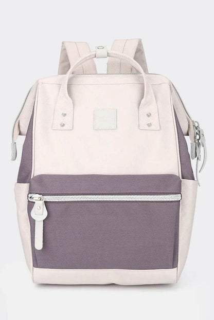 Himawari Water Resistant Canvas Backpack Bag with Side Pockets - Tredona LLC