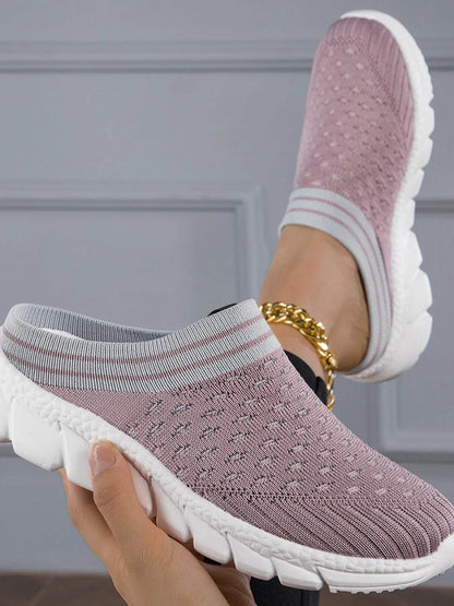 Breathable Mesh Slip-On Sneakers - Tredona LLC
