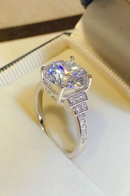 5 Carat Moissanite 925 Sterling Silver Ring - Tredona LLC