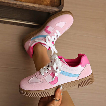 Lace Up Platform Sneakers - Tredona LLC