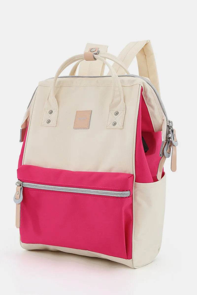 Himawari Water Resistant Canvas Backpack Bag with Side Pockets - Tredona LLC