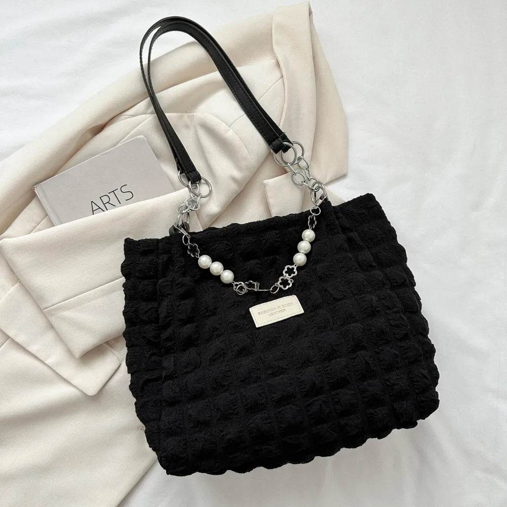 Bubble Textured Tote Bag - Tredona LLC