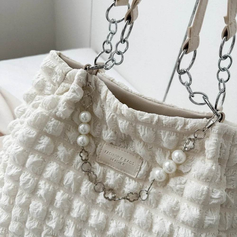 Bubble Textured Tote Bag - Tredona LLC