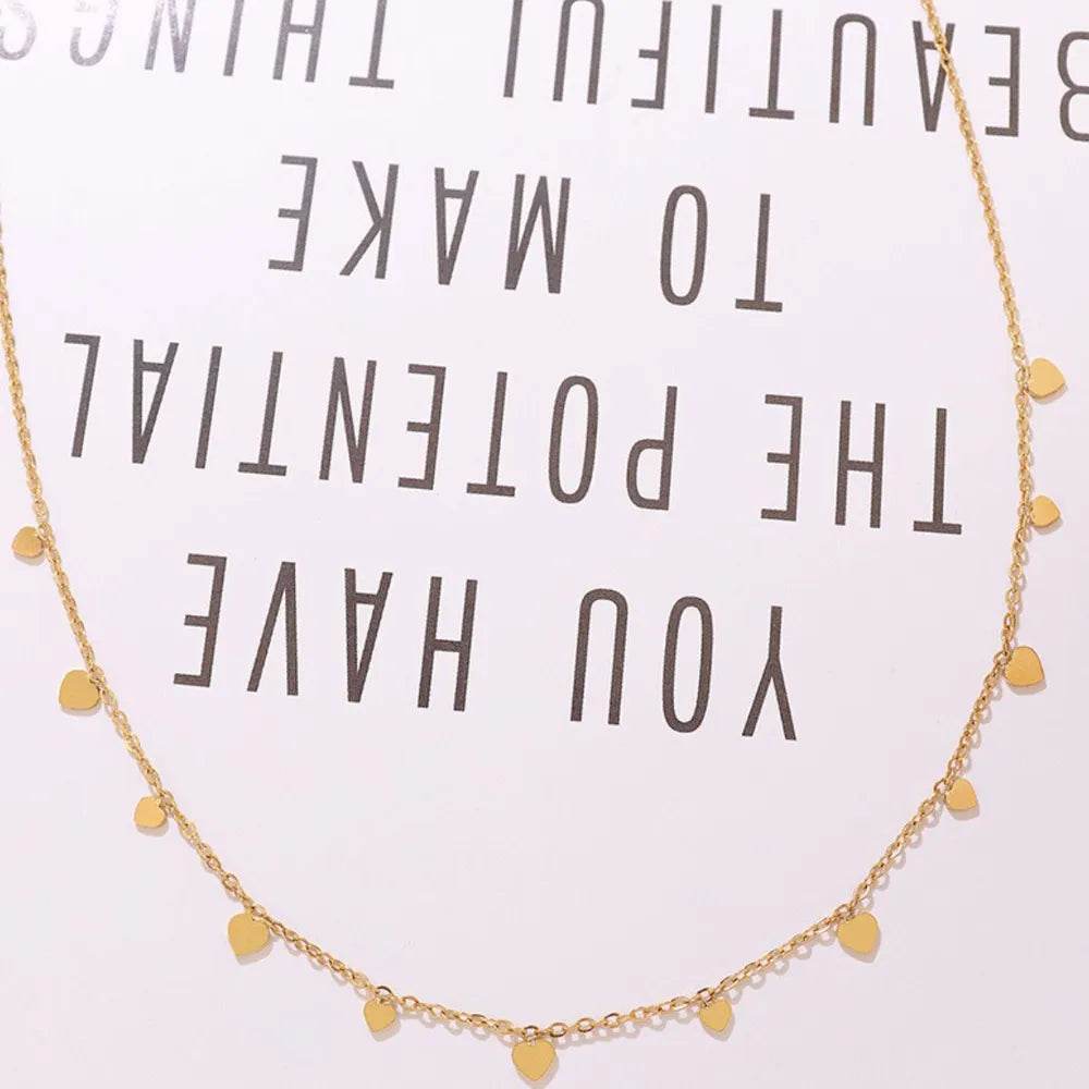 Titanium Steel Charm Necklace - Tredona LLC