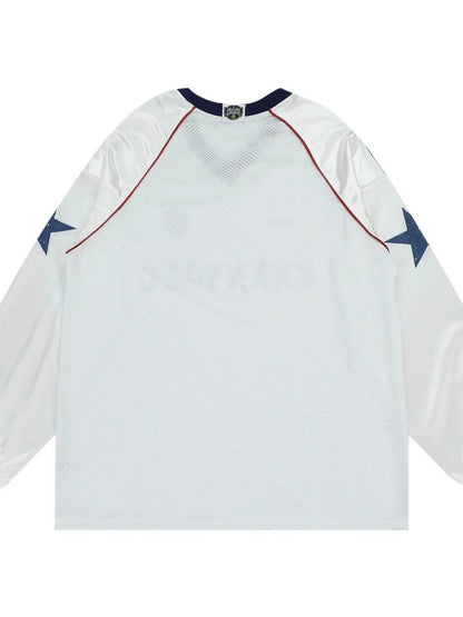 Men's Letter Long Sleeve T-Shirt - Tredona LLC
