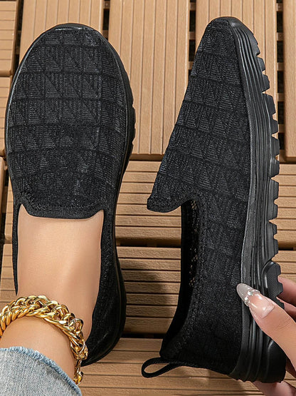 Breathable Mesh Slip-On Sneakers - Tredona LLC