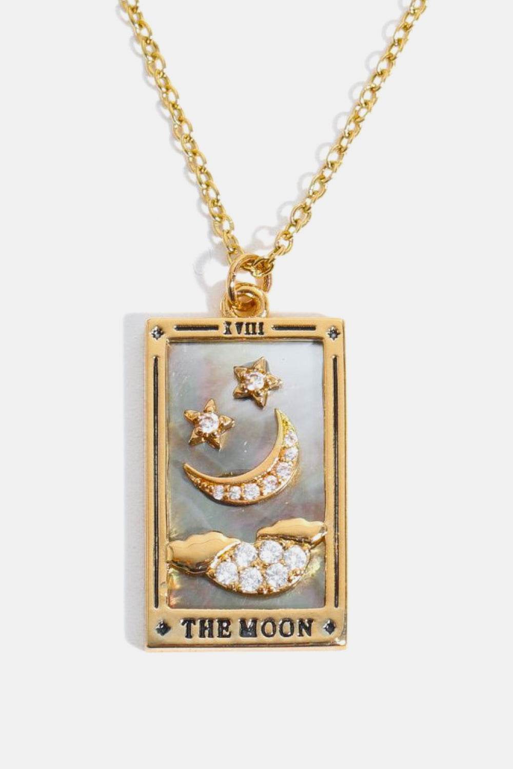 Tarot Card Pendant Stainless Steel Necklace - Tredona LLC