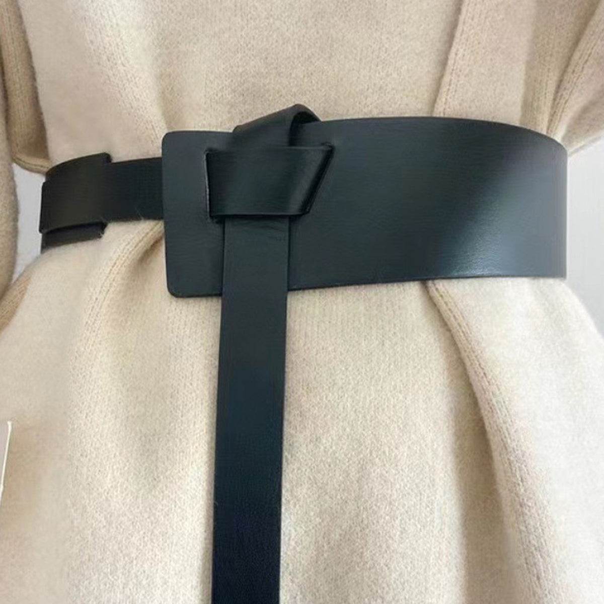 Knot Detail PU Belt - Tredona LLC