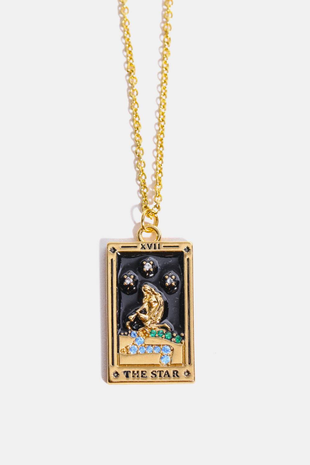 Tarot Card Pendant Stainless Steel Necklace - Tredona LLC