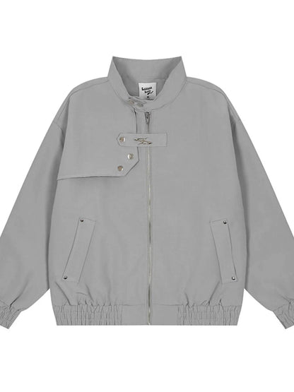Men's Zip Up Long Sleeve Jacket - Tredona LLC
