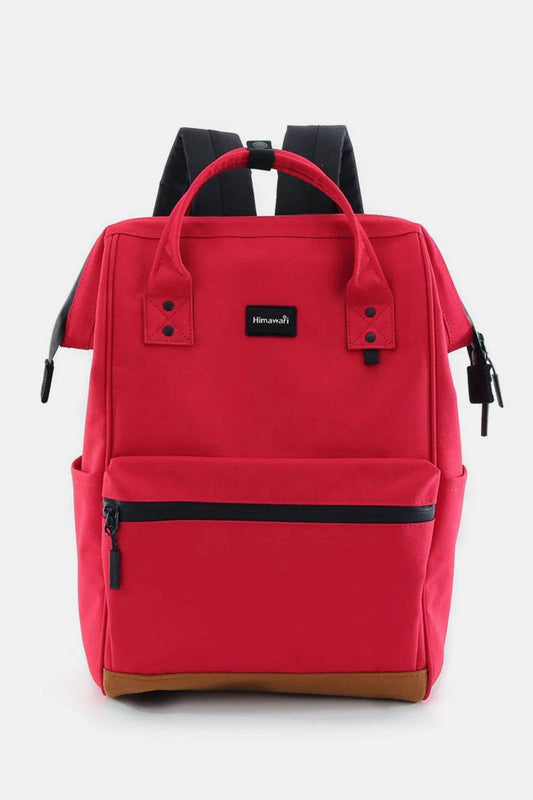 Himawari Waterproof Canvas Travel Backpack Bag with USB Port - Tredona LLC
