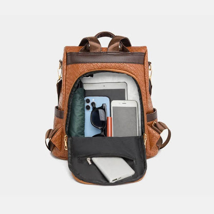 PU Leather Backpack Bag - Tredona LLC