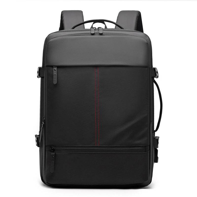 Multi-functional Boarding Solid Color Backpack Men's Waterproof Large Capacity Travel Backpack - Tredona LLC