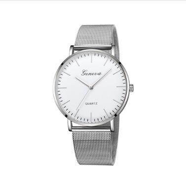 Fashion Casual Watches Womens Men GENEVA Womens Classic Quartz Stainless Steel Wrist Watch Bracelet Watches - Tredona LLC