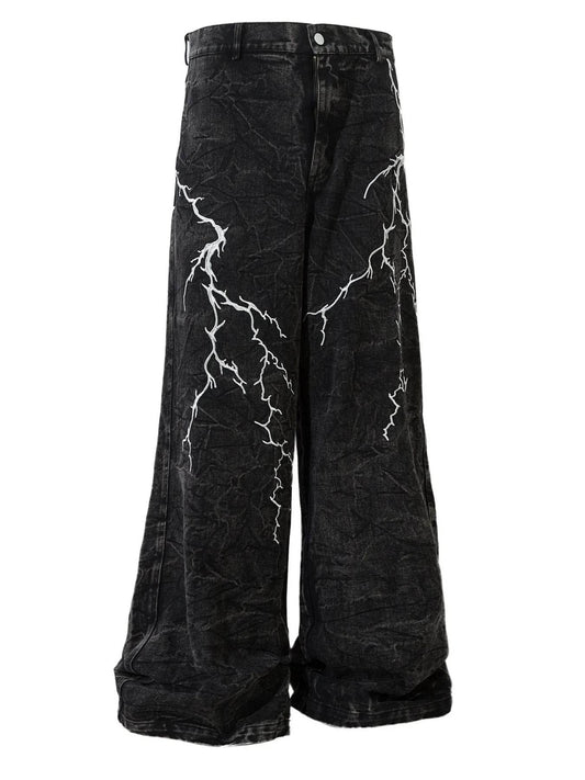 Men's Wide Leg Jeans - Tredona LLC