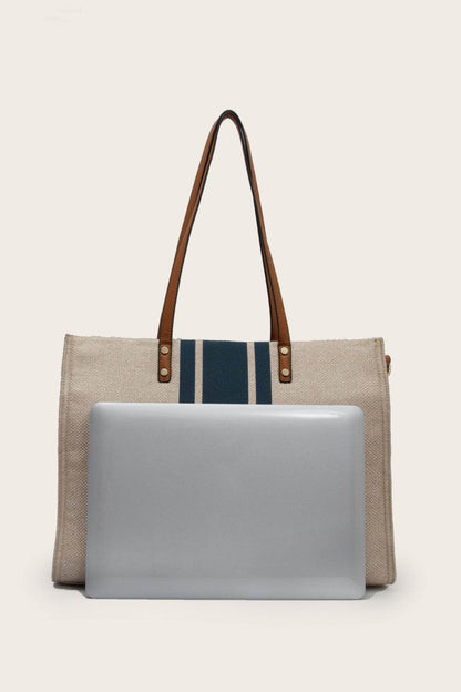 Striped Tote Bag - Tredona LLC