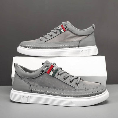 Casual Men's Sneakers High-end Versatile Canvas Sneakers Bandage Dress - Tredona LLC