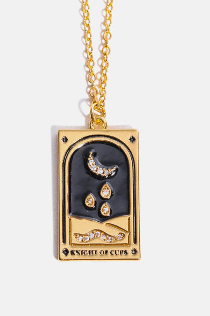 Tarot Card Pendant Stainless Steel Necklace - Tredona LLC