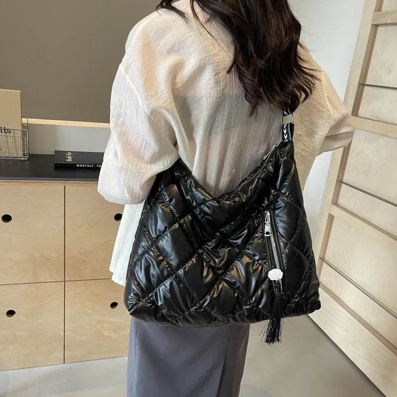 Quilted Nylon Travel Bag - Tredona LLC