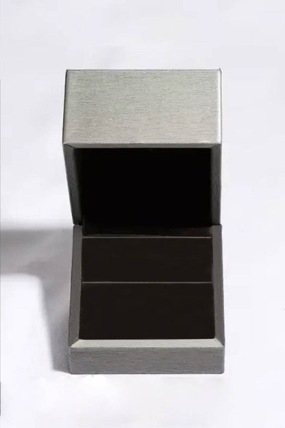 2 Carat Black Moissanite Platinum-Plated Ring - Tredona LLC